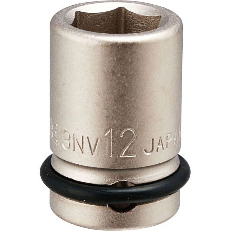 3NV-12 インパクト用ソケット(無電解ニッケルメッキ) TONE(トネ/旧