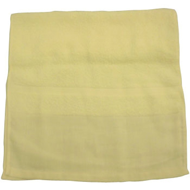 M-201 クリーム 【名入れ】カラータオル(中国製) 約62.5g/枚(200匁)(普通) ノーブランド クリーム色  1セット(120枚)