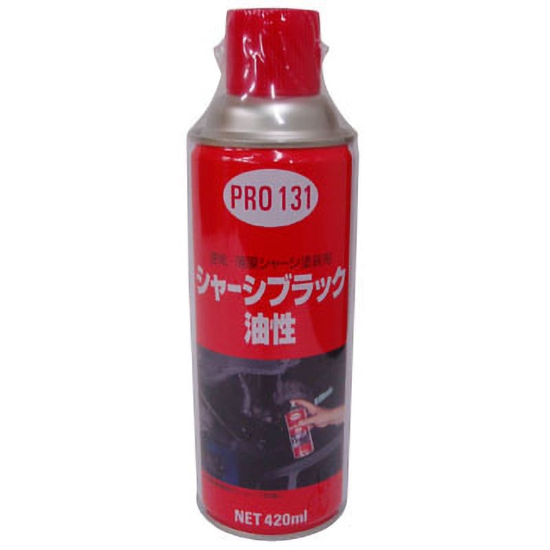 781036 PRO131 シャーシブラック 油性 SUMICO(住鉱潤滑剤) 1本(420mL