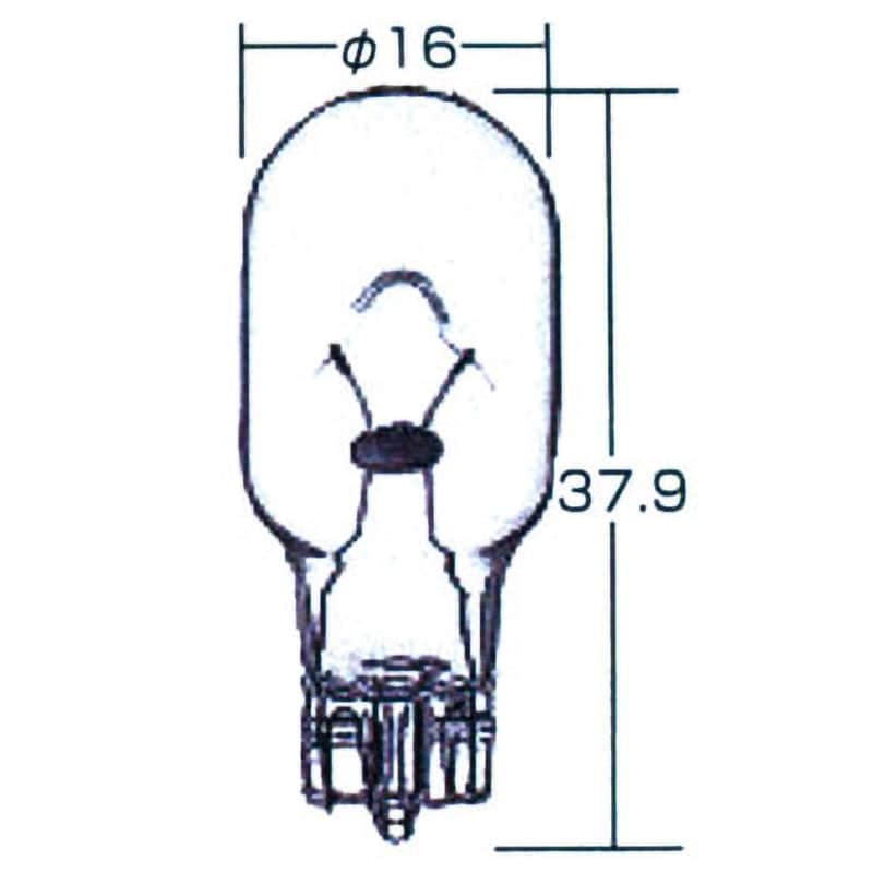 1781 ウェッジベース電球 12V 1箱(10個) KOITO 【通販サイトMonotaRO】