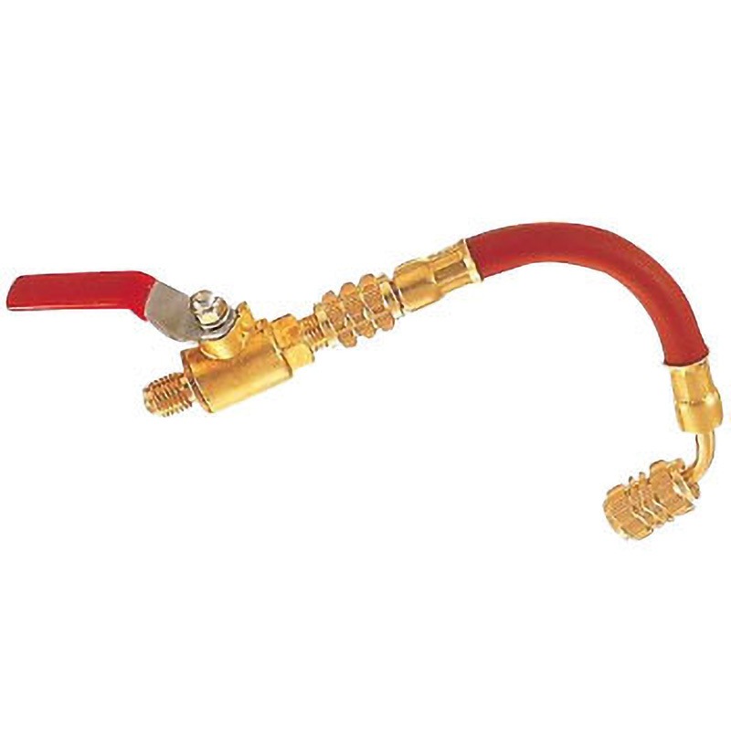 CP-HSV-A ストップバルブ 3/8 10cmホース付 デンゲン 高圧