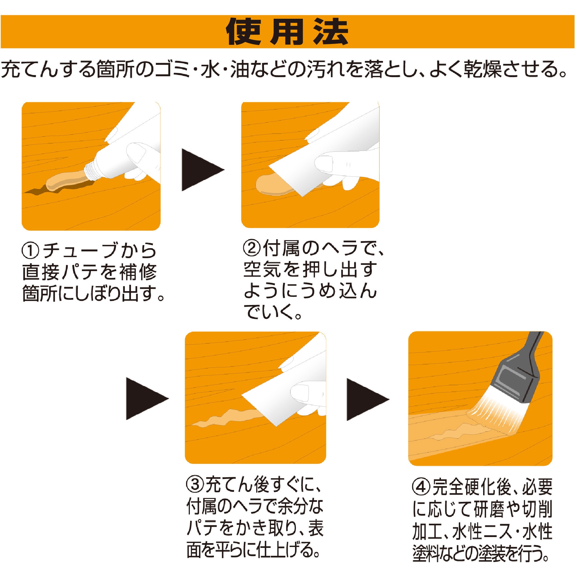 HC-157 木部補修用 木工パテA セメダイン タモ白色 容量1kg HC-157  