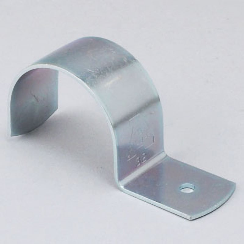 10438-0018 片サドル(釘穴タイプ) アカギ 呼び径32A適合管外径