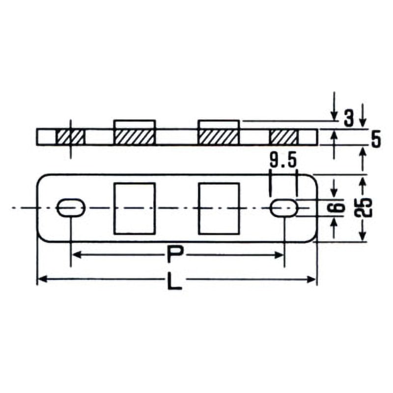 10513-0014 PPサドル台座 アカギ ポリプロピレン製 グレー色 1個 10513