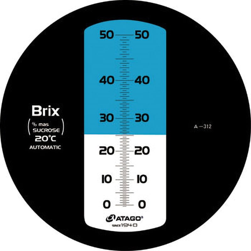 MASTER-50H 手持屈折計(自動温度補正・防水機能付) アタゴ 外形寸法33×33×168mm MASTER-50H - 【通販モノタロウ】