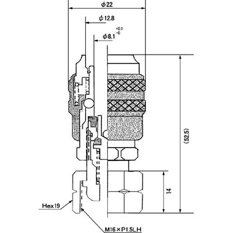 GV-2 サンロック 阪口製作所 調整器用 プラグタイプ 接続口径