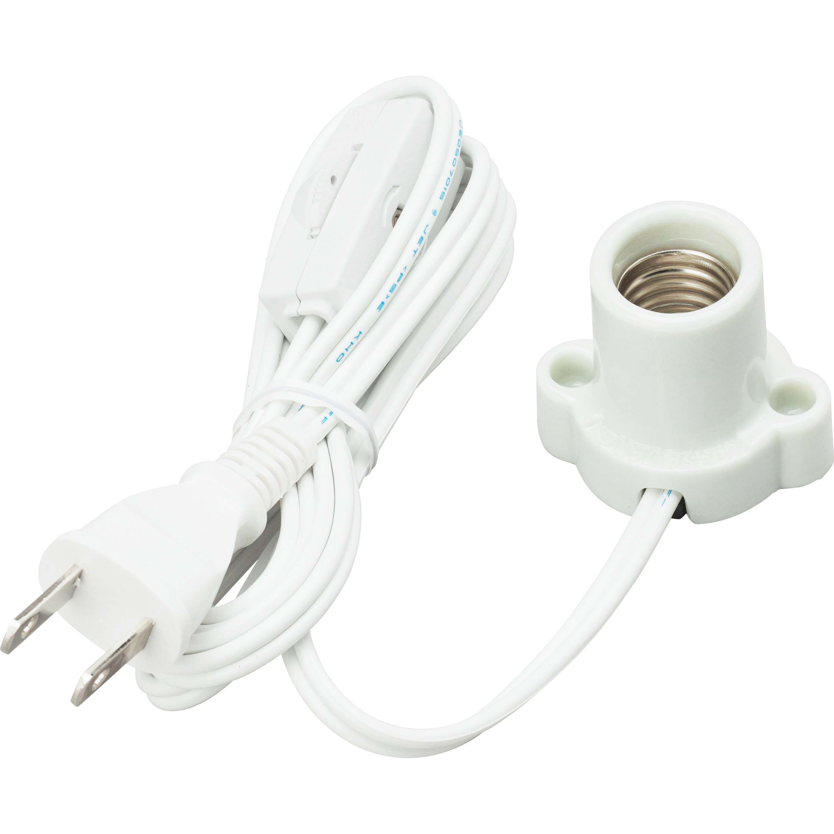HS-L1715SZR/W コード付レセプタクル(ソケット) オーム電機 E17 HS-L1715SZR/W コード付レセプタクル(ソケット) オーム電機 E17