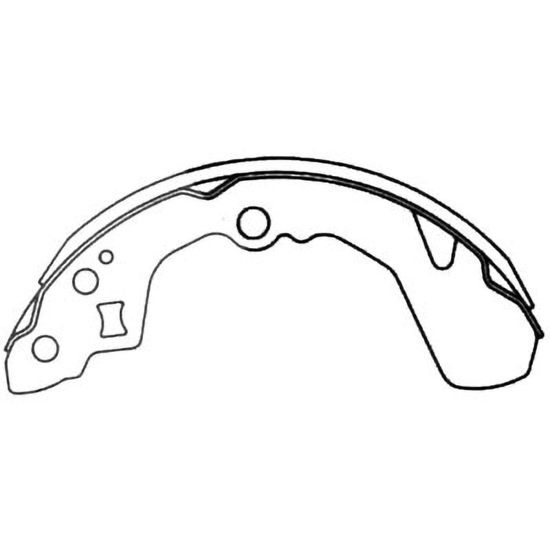 Z0032-10 ブレーキシュー(ハーフタイプ) 1セット(2枚) MK