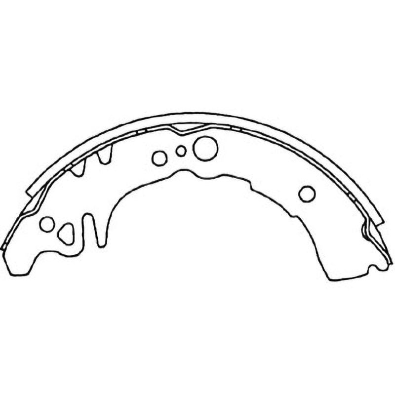 Z0037-10 ブレーキシュー(ハーフタイプ) 1セット(2枚) MKカシヤマ