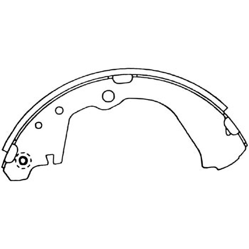 Z1193-20 ブレーキシュー(ハーフタイプ) 1セット(2枚) MK