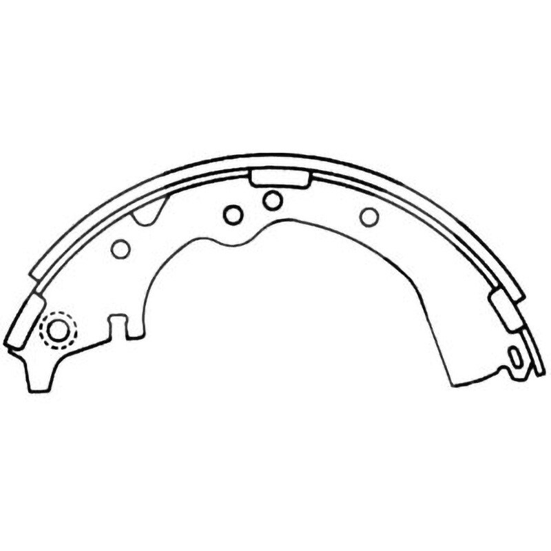 Z2282-10 ブレーキシュー(ハーフタイプ) 1セット(2枚) MK Z2282-10 ブレーキシュー(ハーフタイプ) 1セット(2枚) MK