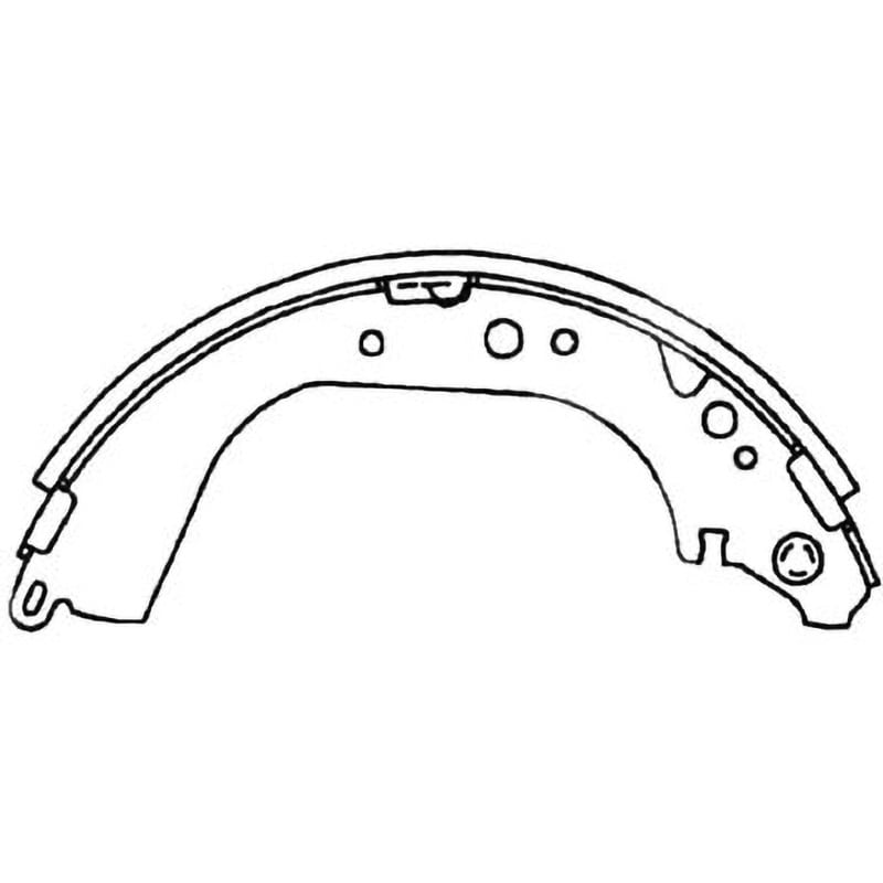 Z2305-10 ブレーキシュー(ハーフタイプ) 1セット(2枚) MK