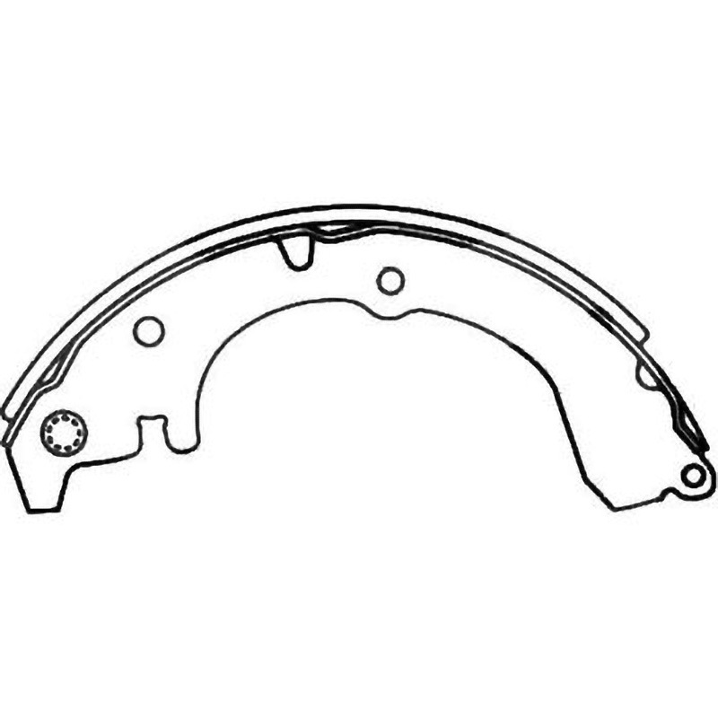 Z2313-20 ブレーキシュー(ハーフタイプ) 1セット(2枚) MKカシヤマ