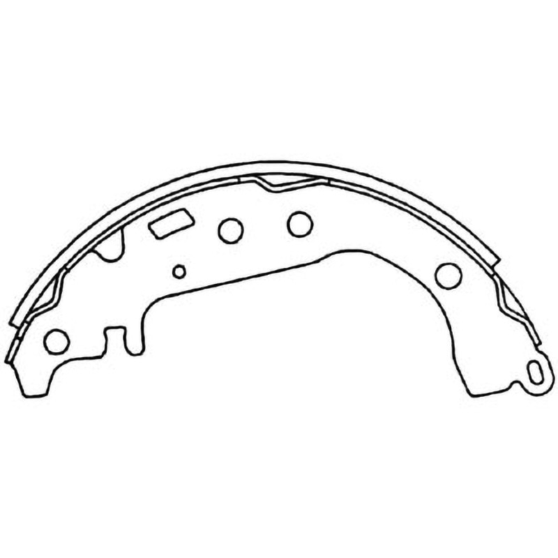 かとしゅー  確認用 Z2342-20 ブレーキシュー(ハーフタイプ) 1セット(2枚) MKカシヤマ