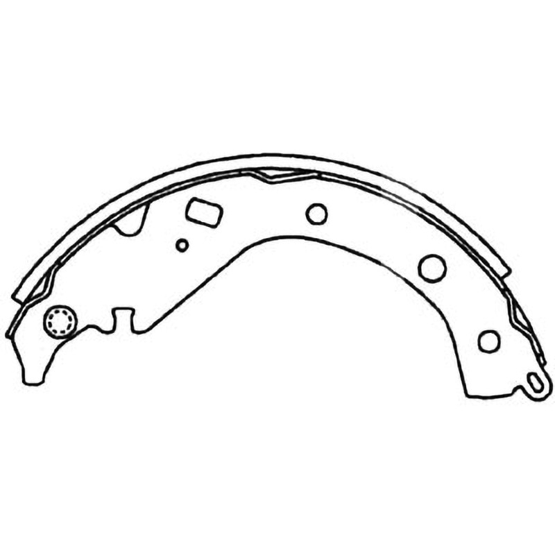 Z2358-20 ブレーキシュー(ハーフタイプ) 1セット(2枚) MK