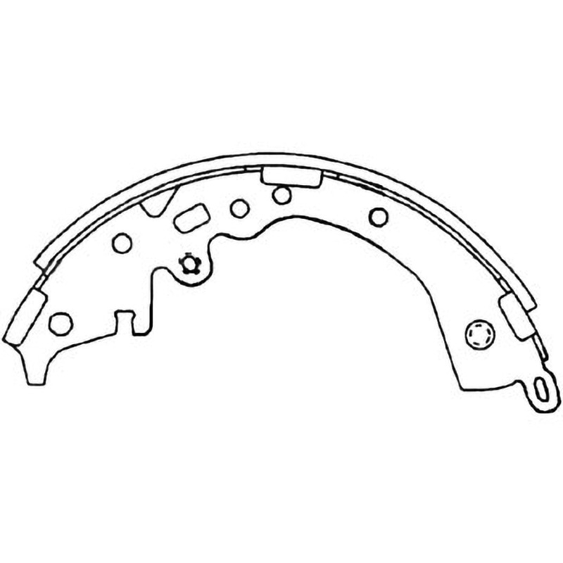 Z2378-10 ブレーキシュー(ハーフタイプ) 1セット(2枚) MKカシヤマ