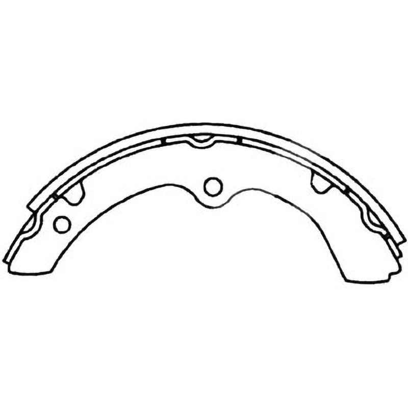 Z4461-10 ブレーキシュー(ハーフタイプ) 1セット(2枚) MK