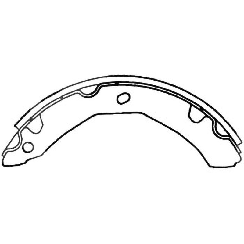 Z4465-10 ブレーキシュー(ハーフタイプ) 1セット(2枚) MKカシヤマ