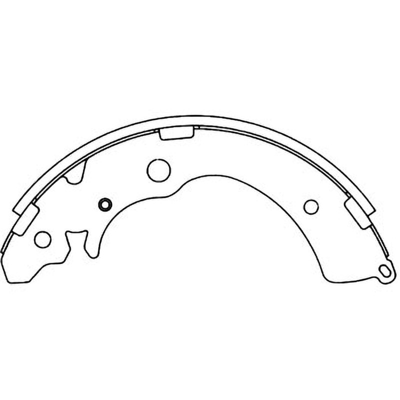 Z5524-10 ブレーキシュー(ハーフタイプ) 1セット(2枚) MKカシヤマ
