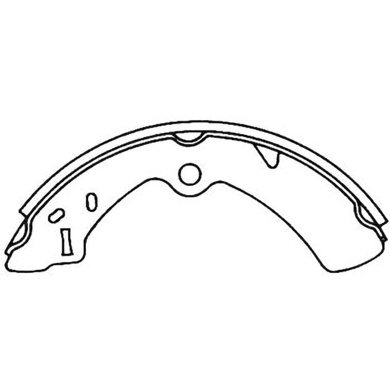 Z9913-10 ブレーキシュー(ハーフタイプ) 1セット(2枚) MK