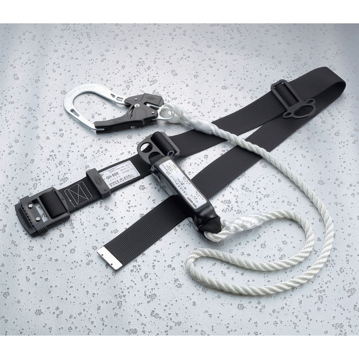 トーヨーセフティー 胴ベルト型墜落制止用器具 NO.GH-888-GR No.GH-888黒 胴ベルト型 墜落制止用器具 No.GH-888黒 トーヨー