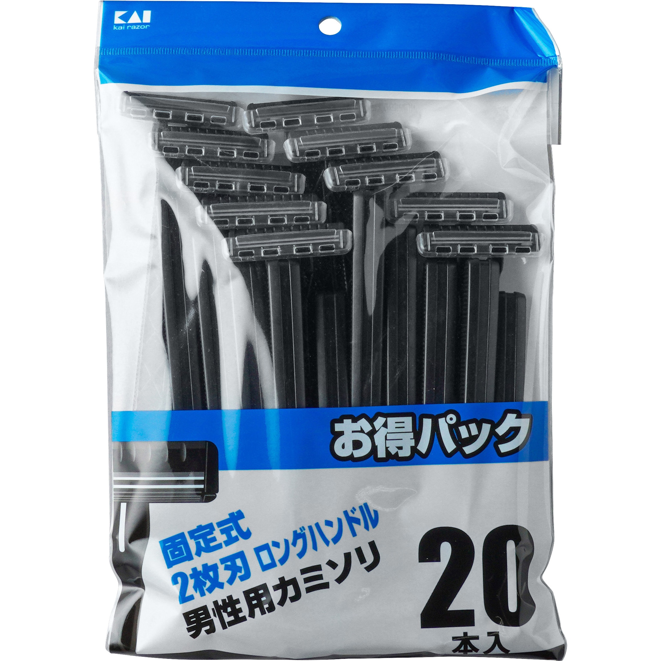 - 2枚刃カミソリ固定 貝印 35041598