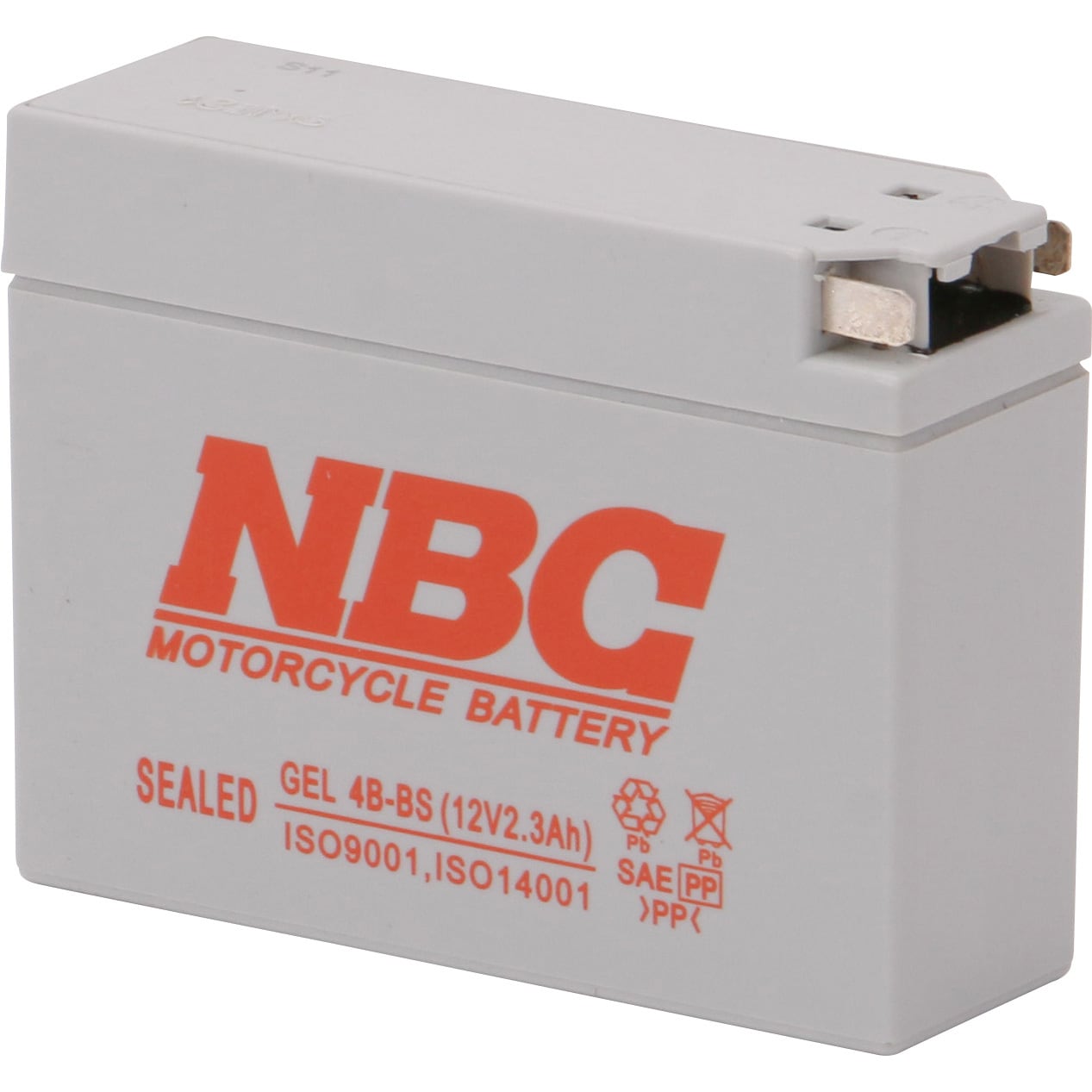 MOG-4B-BS 2輪用ゲルバッテリー 1個 NBC 【通販モノタロウ】