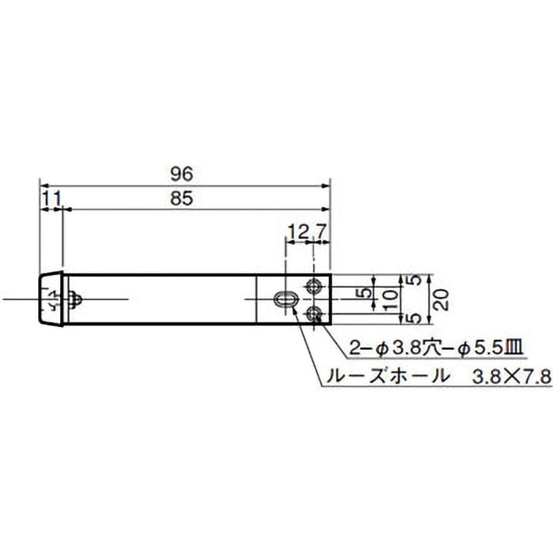 162-883 公団型戸当り 1個 ACE(エース) 【通販モノタロウ】