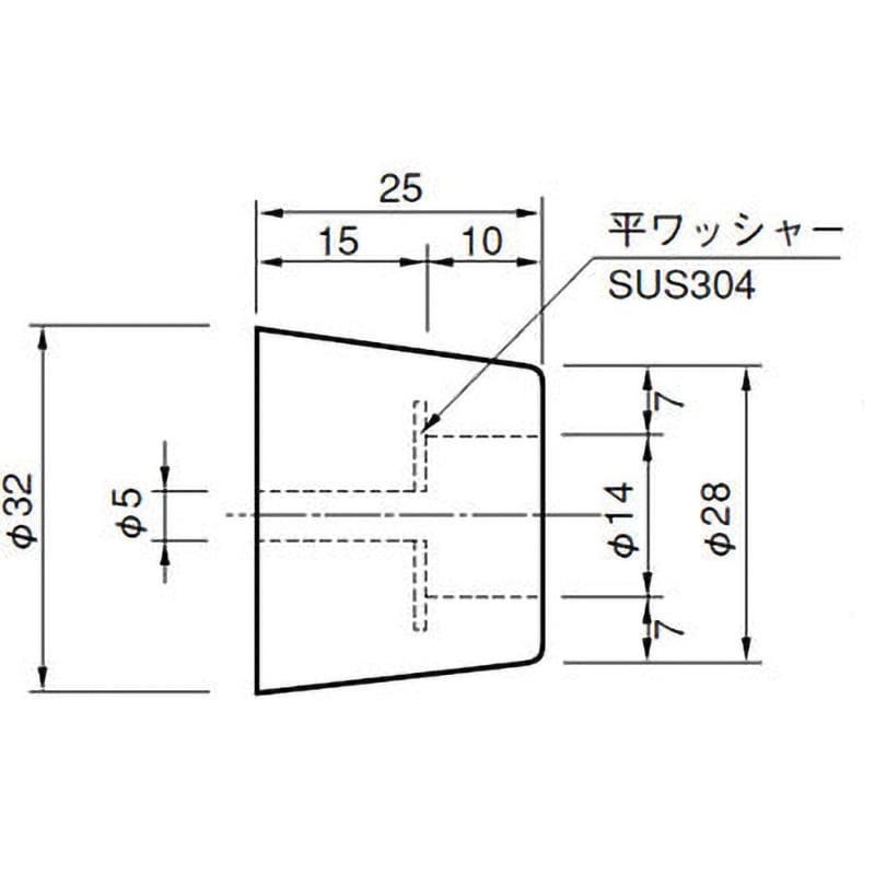匿名取引のみ Amazon | 杉田エース ドア用金物 ゴム戸当り2型 白 大 246-391