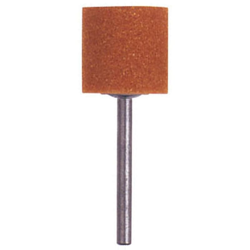 MO401 WA軸付砥石赤A FSK(エフエスケー) ビトリファイド 合金鋼・工具鋼・炭素鋼用 粒度60 軸径3mm外径16mm 1袋(100本) MO401