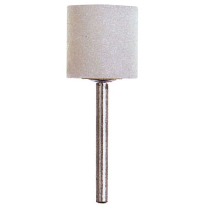 MW-401 WA軸付砥石白A FSK(エフエスケー) ビトリファイド 合金鋼・工具鋼・炭素鋼用 粒度60 軸径3mm外径16mm 1袋(100本) MW-401