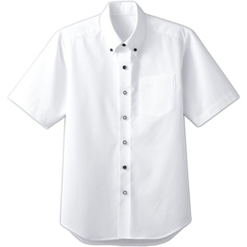 33308 ボタンダウン半袖シャツ ボストン商会 男性用 白色 サイズSS