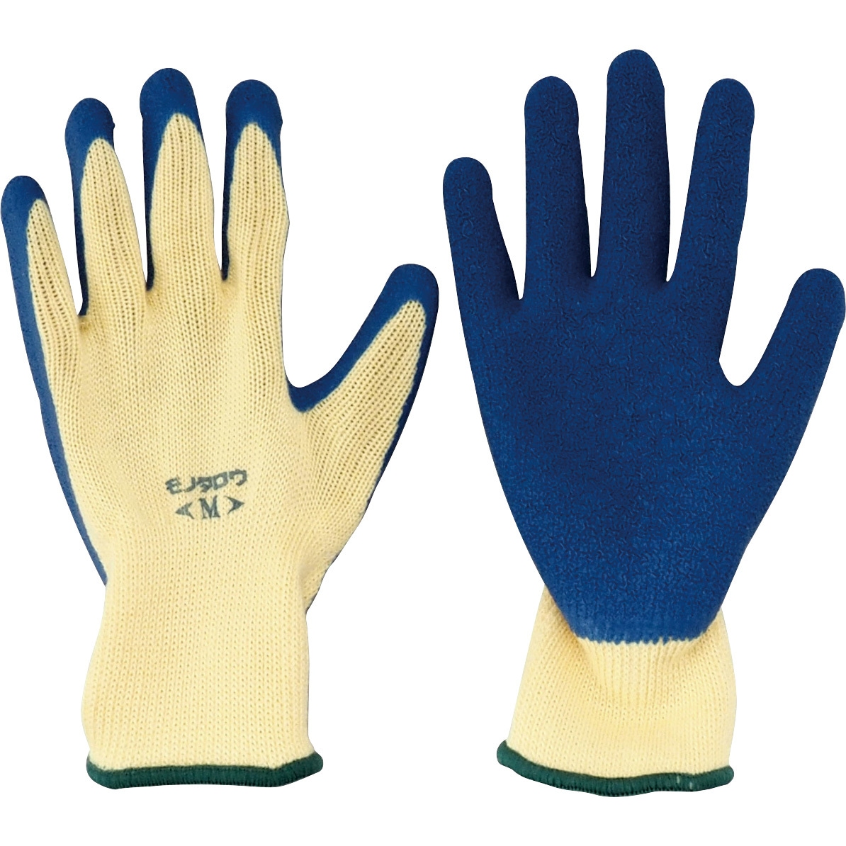 送料200円■jh200■天然ゴム背抜き手袋 ブルー (M・L) 2種 50点【シンオク】 天然ゴム背抜き手袋 ブルーライナー トワロン(TOWA⁄東和