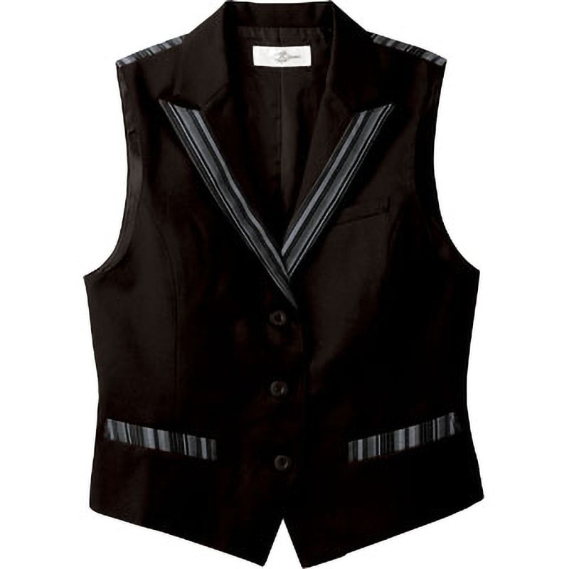 55217 レディースベスト ボストン商会 黒色 サイズ(号)11