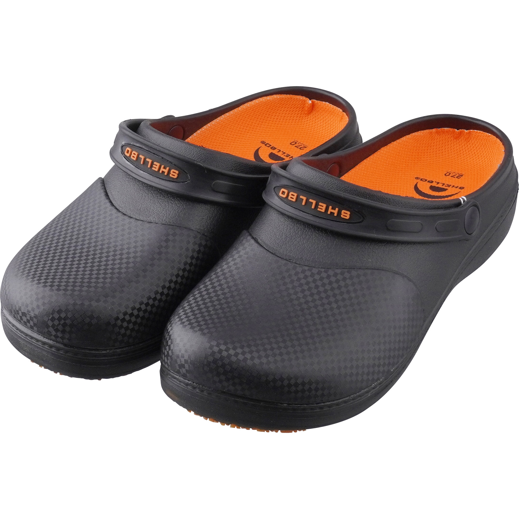 SS100-BK-270 シェルボガード SS-100 ケイワーク サンダル 穴あきタイプ ブラック色   SS100-BK-270