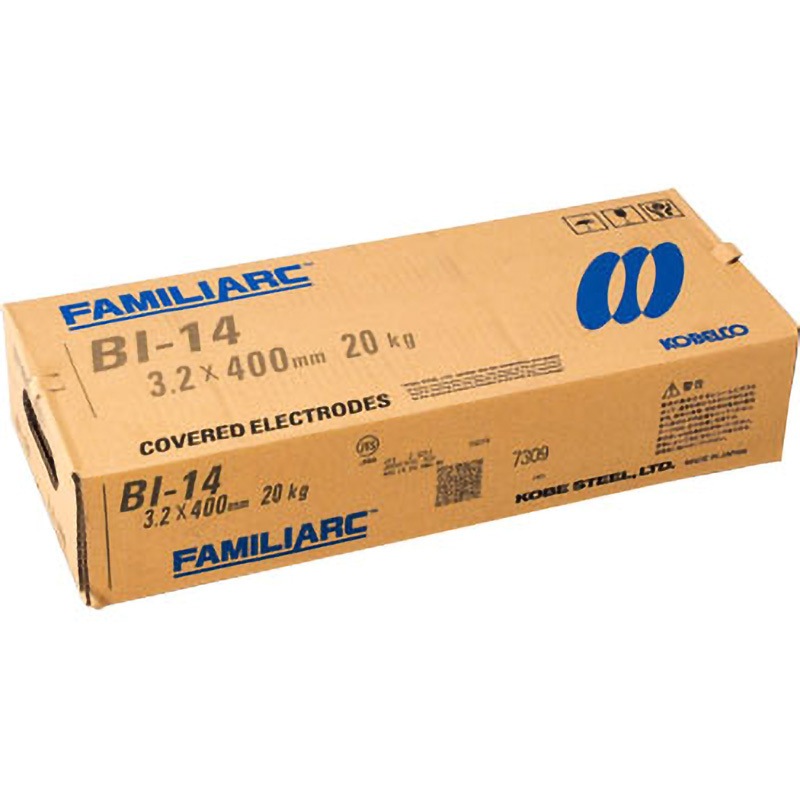 BI-14 溶接棒 BI-14 神戸製鋼 棒径3.2mm棒長400mm 1箱(20kg BI-14 溶接棒 BI-14 神戸製鋼 棒径3.2mm棒長400mm 1箱(20kg