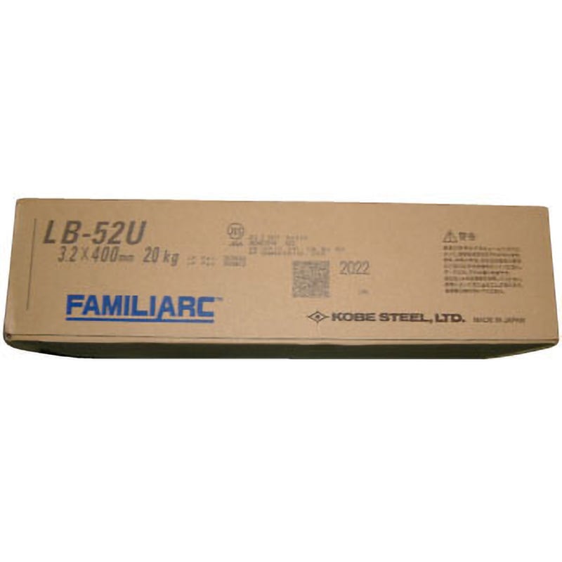 LB-52U 軟鋼～550MPa級鋼用溶接棒 神戸製鋼 棒径3.2mm棒長400mm 1箱