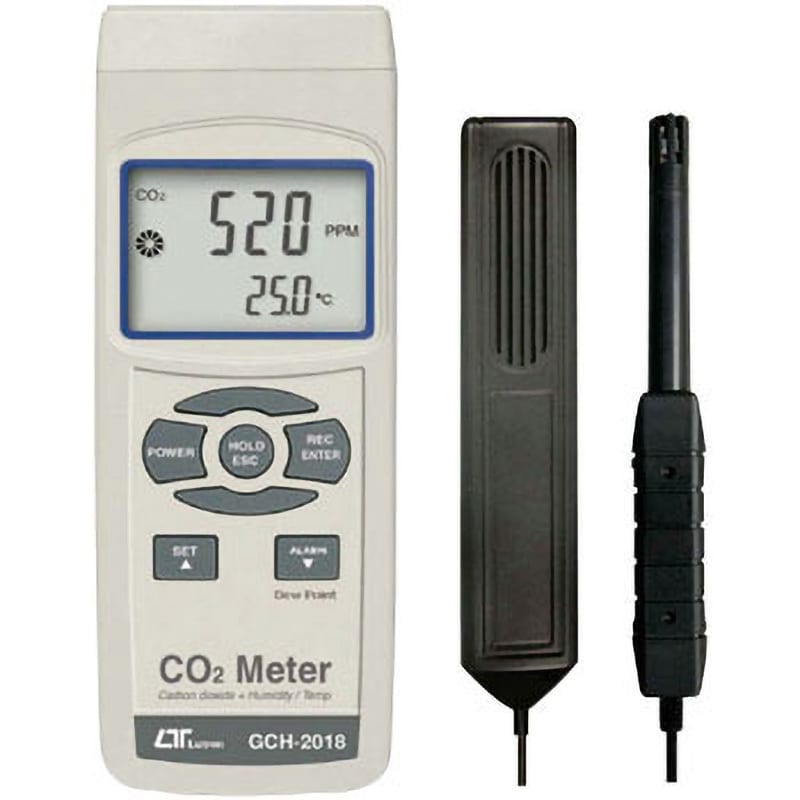 GCH-2018 CO2・温湿度測定器 1台 マザーツール 【通販サイトMonotaRO】