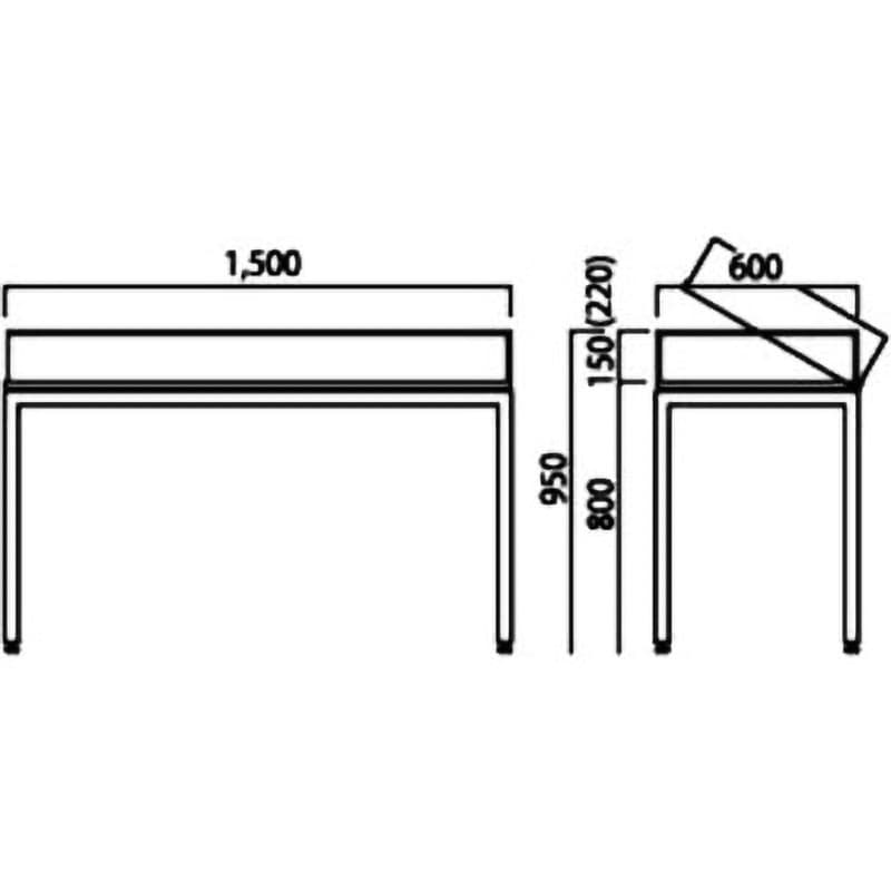 新品だけど展示品(傷あり)につき大幅ディスカウント チェッカー ブラック｜テーブル・展示台 レンタルならアディスミューズ