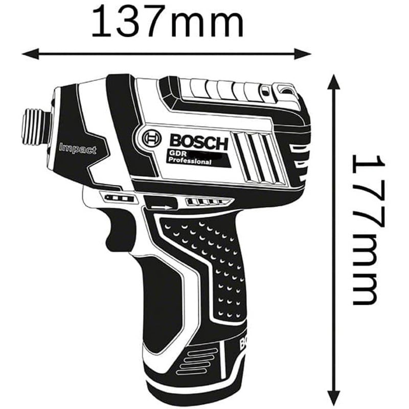 GDR10.8-LIH コードレスインパクトドライバー 1台 BOSCH(ボッシュ) 【通販モノタロウ】