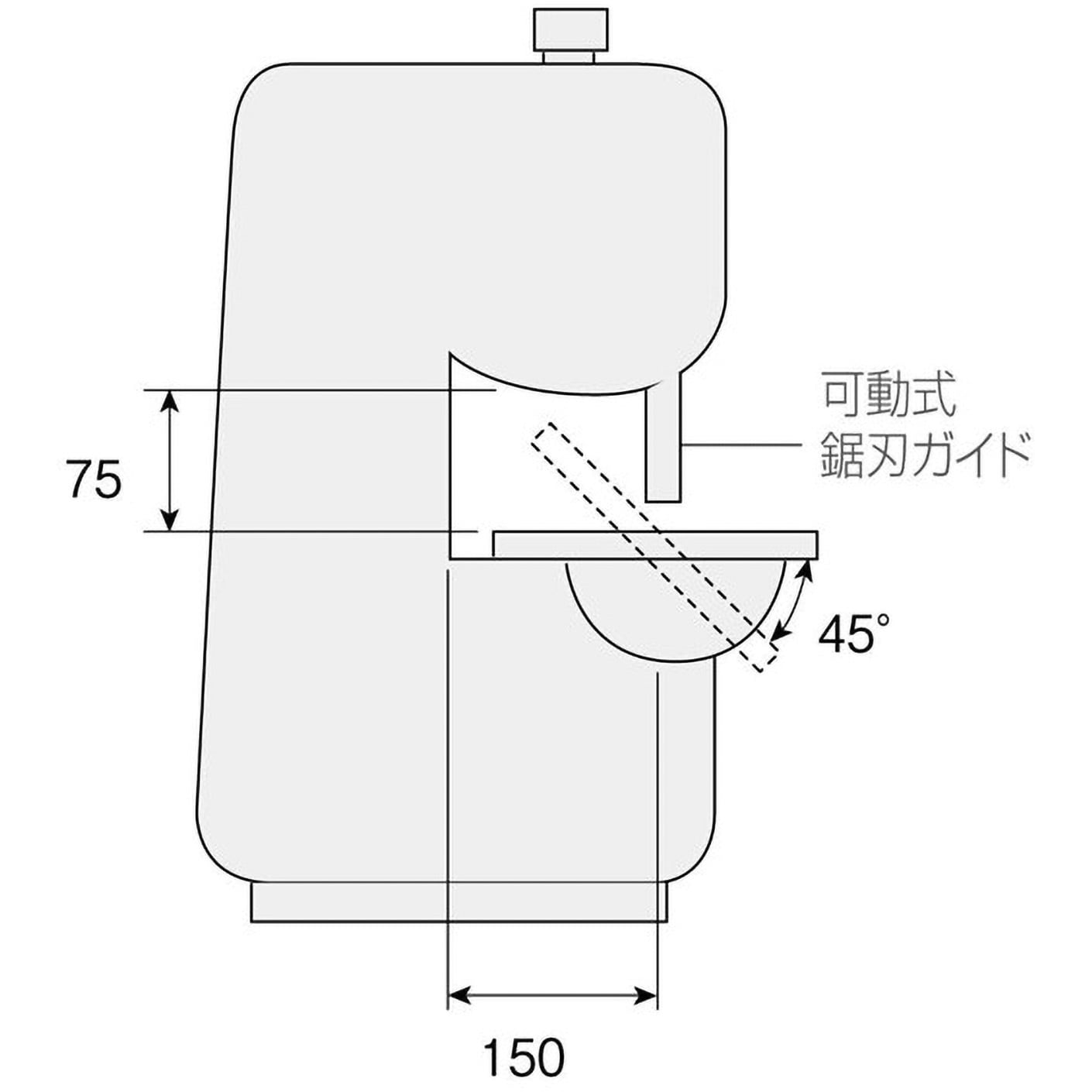 K-100 バンドソー ホーザン 1台 K-100 - 【通販モノタロウ】