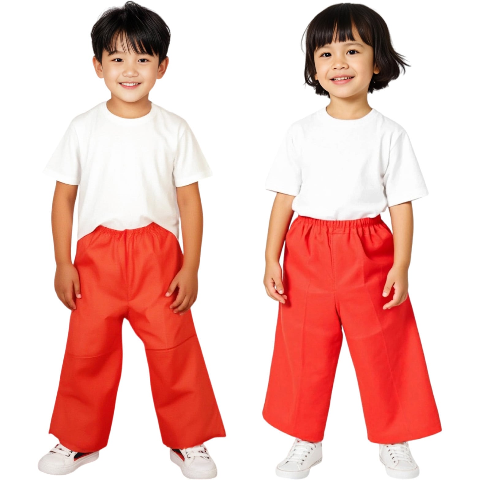 4274 衣装ベース C ズボン アーテック[学校教材・教育玩具] 赤色 1個