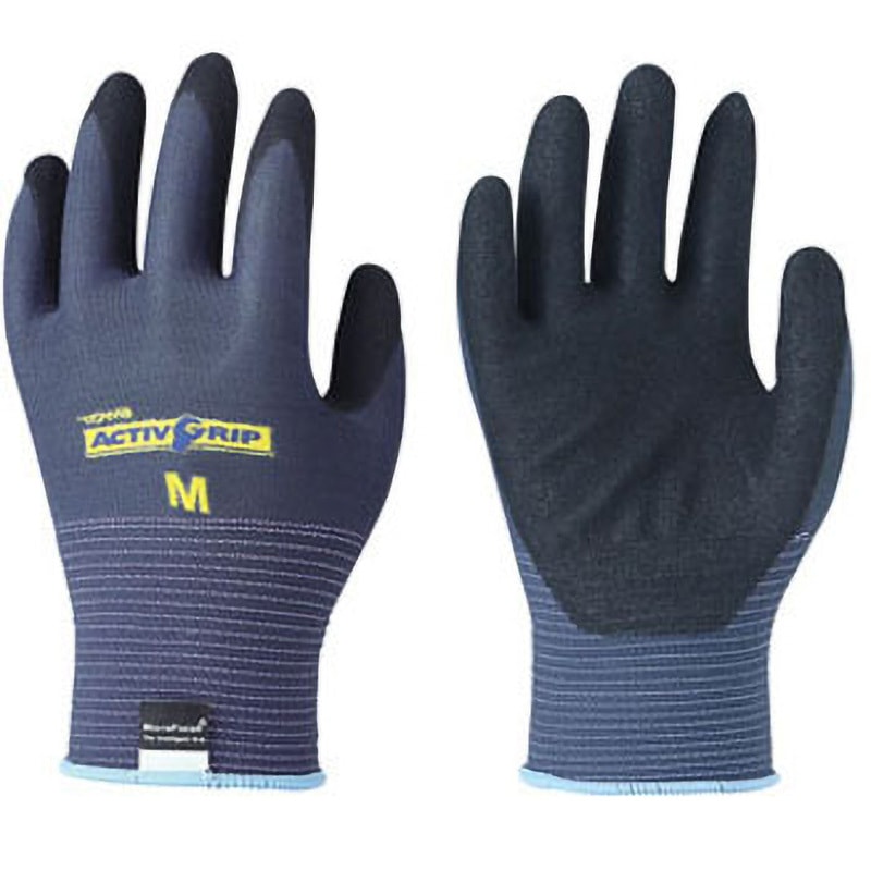 トモ‼️半値以下‼️アクティブグリップＬサイズ50双 581-M ニトリル背抜き手袋 アクティブグリップ トワロン(TOWA/東和