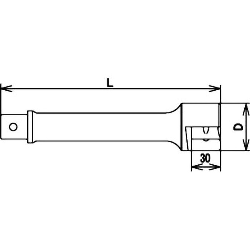 ETB-852 25.4角エクステンションバー 1個 FPC 【通販モノタロウ】