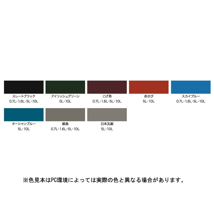 アイリッシュグリーン 水性屋根用遮熱塗料 アサヒペン アイ