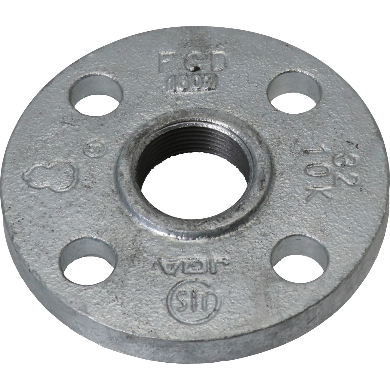 JIS10K-32A 白ねじ込みフランジ 桑名金属工業 呼び圧力10K 呼び径32A