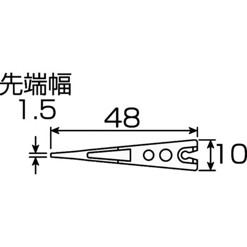 P-640J-1 ESDソフトチップチップ ホーザン 完全非磁性 エラストマー製