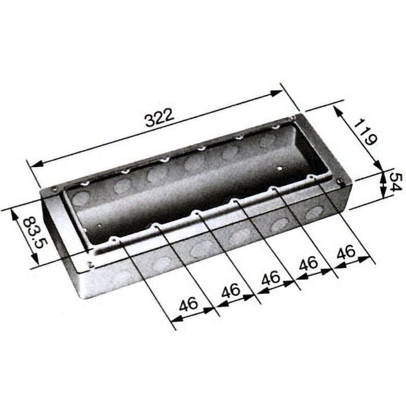 6コ用スイッチボックス(カバー付) Panasonic(パナソニック) 【通販