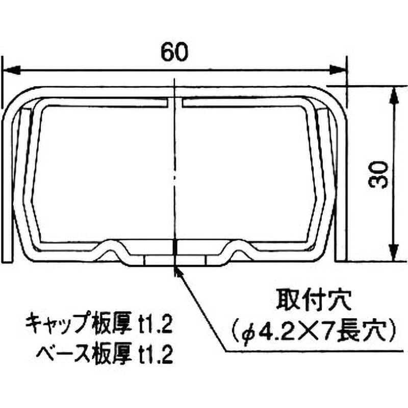 DZC300KE メタルモール本体(屋内専用) Panasonic(パナソニック) ケーブルクランプ2個内蔵 ミルキーホワイト色 C型 長さ1.8m  DZC300KE 5,518円