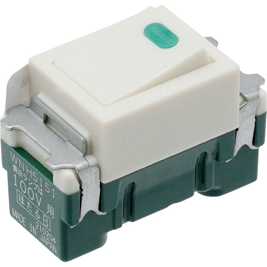 ほたるページ WNH5151 フルカラー埋込ほたるスイッチ(片切)(ネームなし) 1個